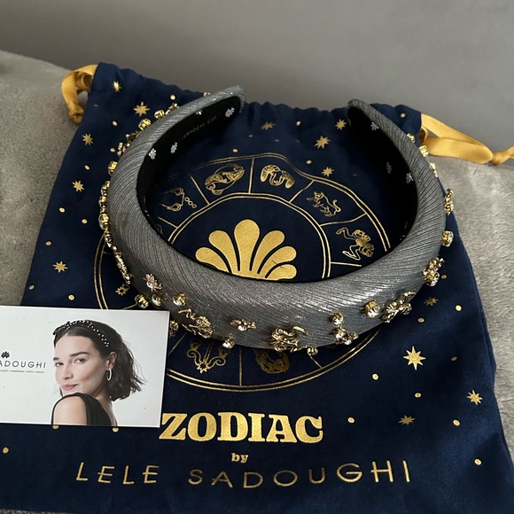 New LELE sadoughi zodiac headband NWT Gemini